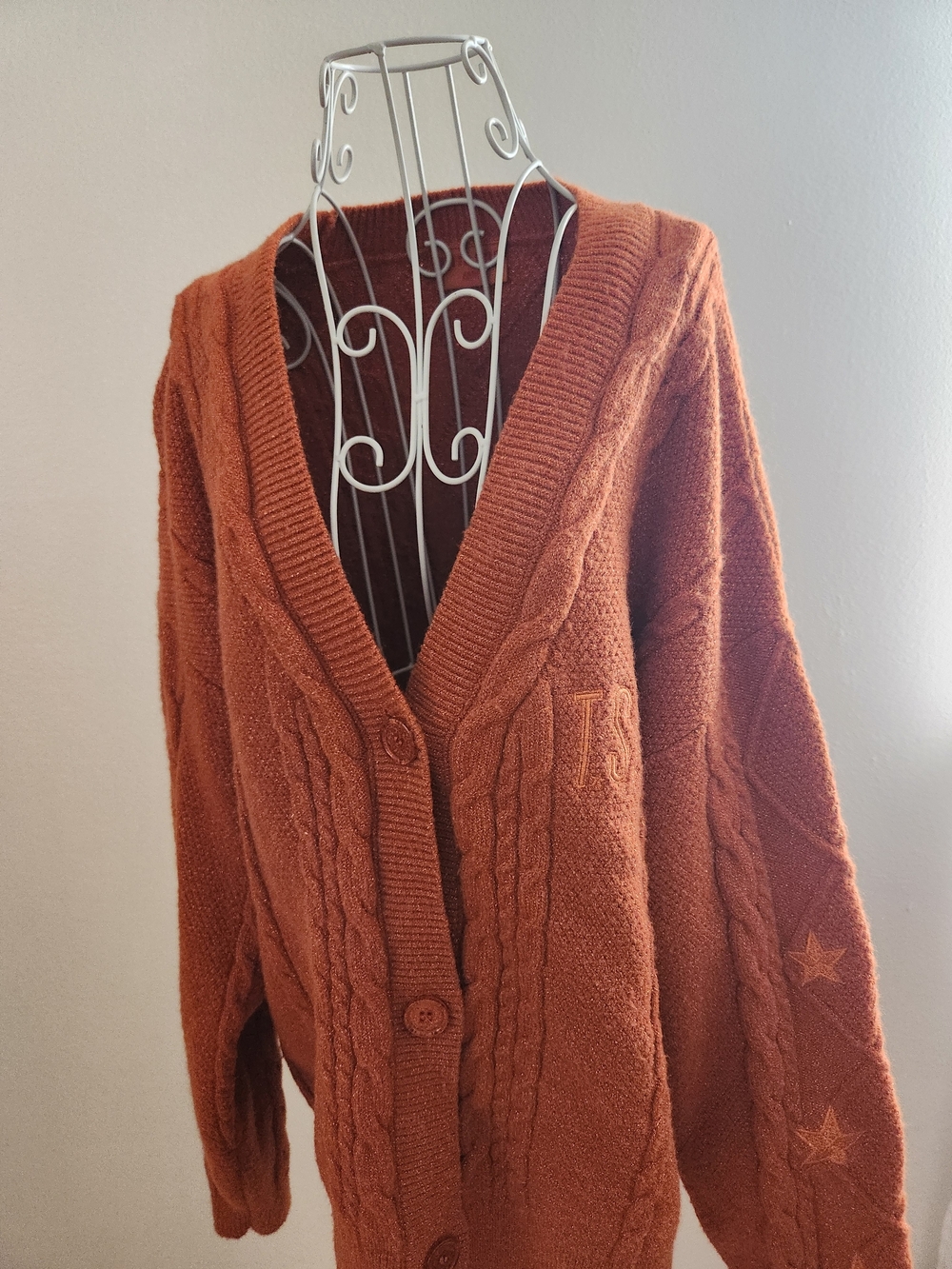 Taylor Swift "Life of a Showgirl" Orange Cardigan - Size M/L